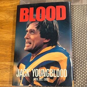 Blood by Jack Youngblood - SIGNED. Hardcover Biography. Skeez, my dads nickname